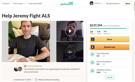 how to set up a gofundme page.